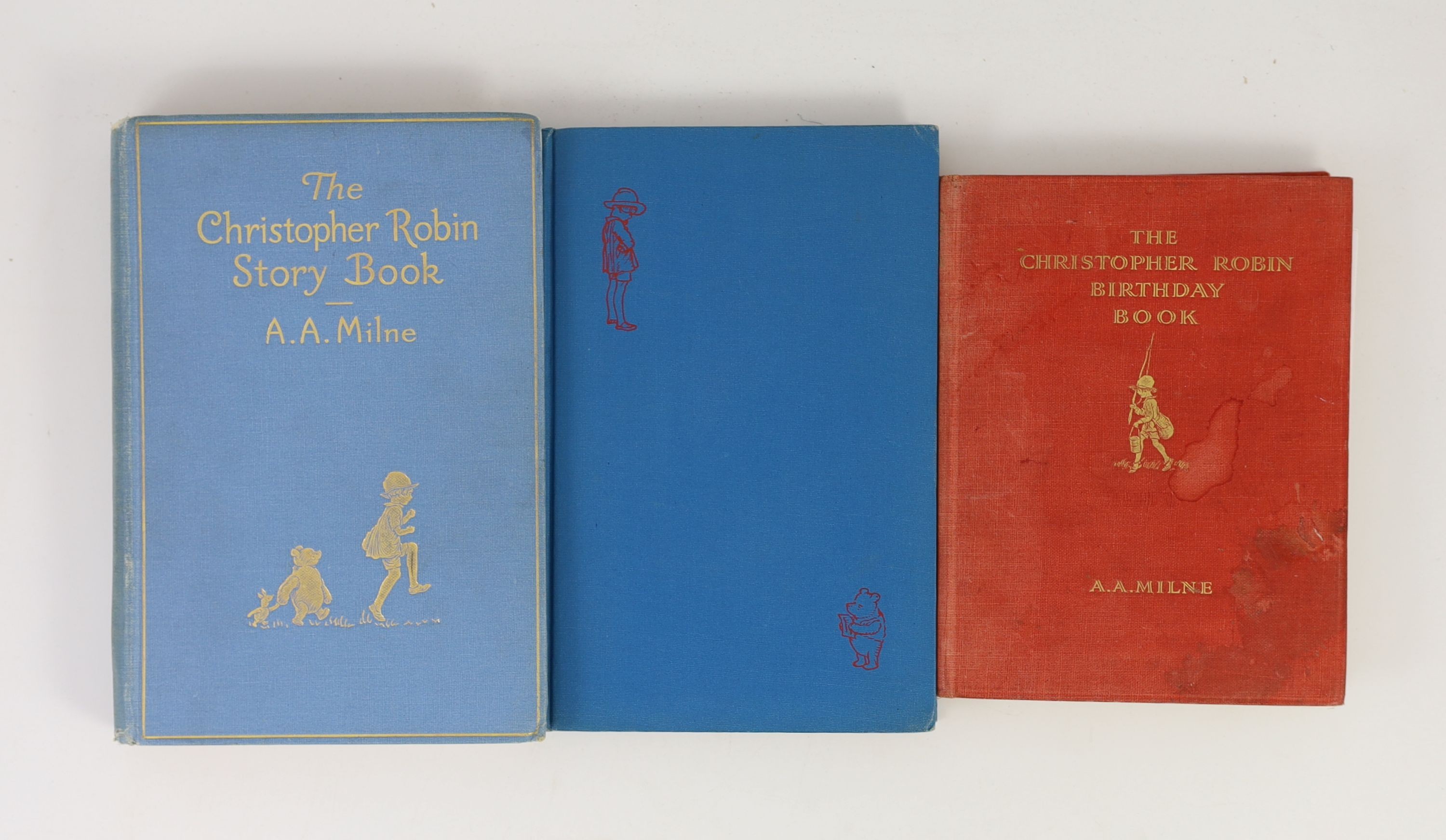 Dr. Marie Stopes interest - Milne. A. A - The Christopher Robin Birthday Book, 1st edition, with two signatures of Dr. Stopes, for the dates 13th October and 15th October [her birthday], formerly in the ownership of her